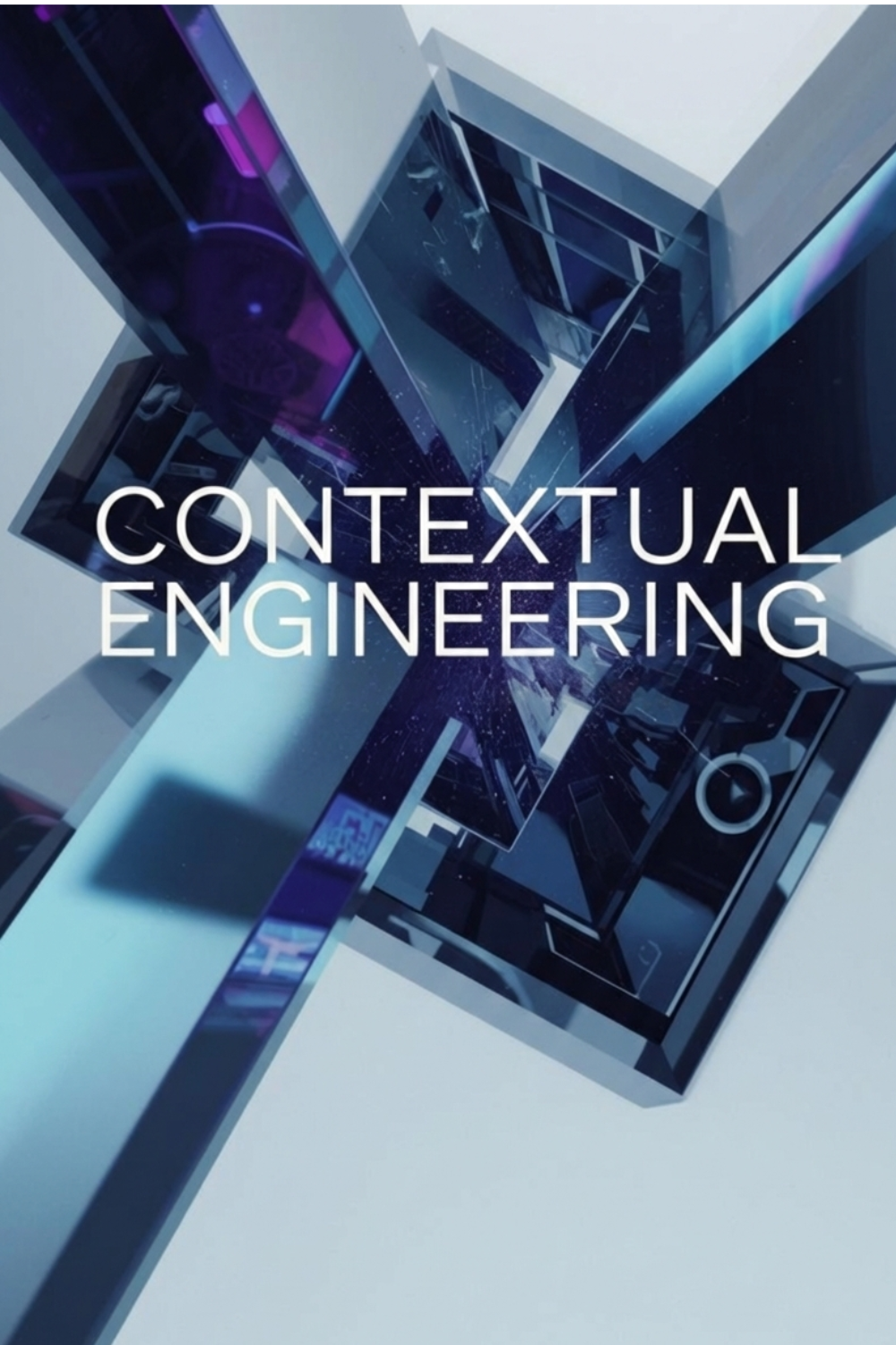 Abstract 3D digital architecture representing Contextual Engineering Development for Mind Pulse Consulting LLC.