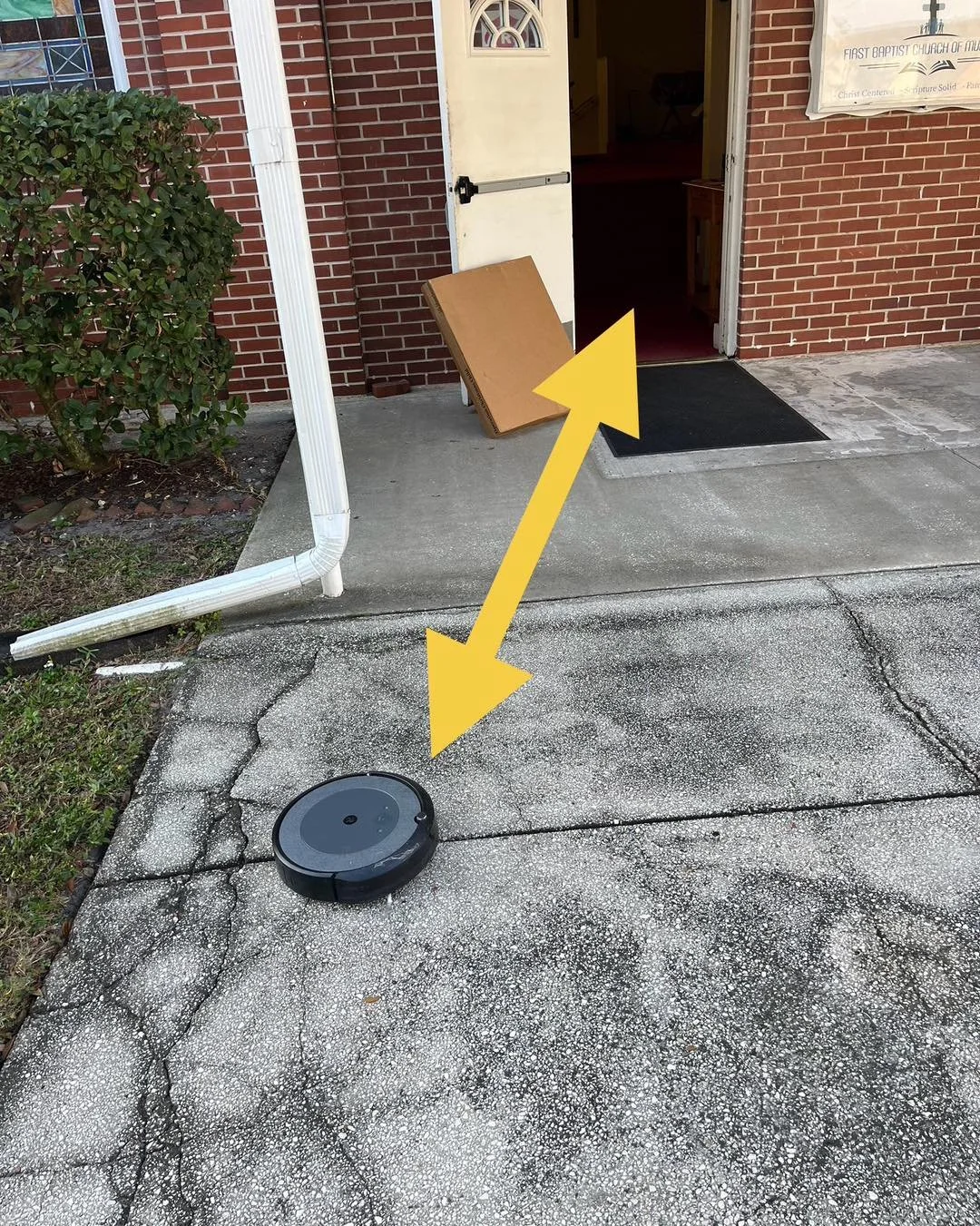 Mr. Clean escaped yesterday while we were loading up the OCC boxes&hellip;He just wanted to see if he could clean the concrete too. 🤣🤣🤣 #LifeAtFBCMulberry