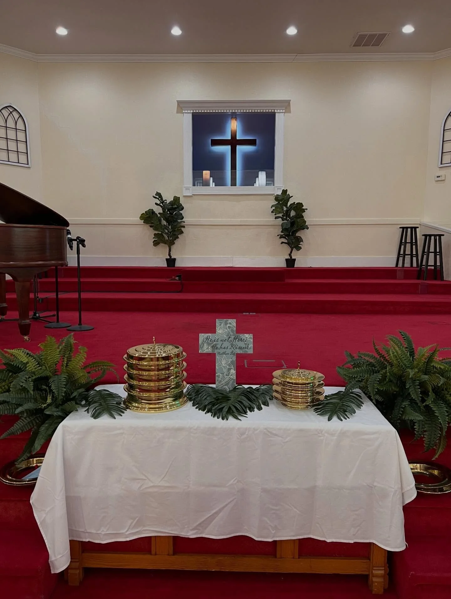 We had a great service today!!! We celebrated our RISEN Savior!! We promoted VBS, had a great worship service, and afterwards had a great lunch!  #LifeAtFBCMulberry