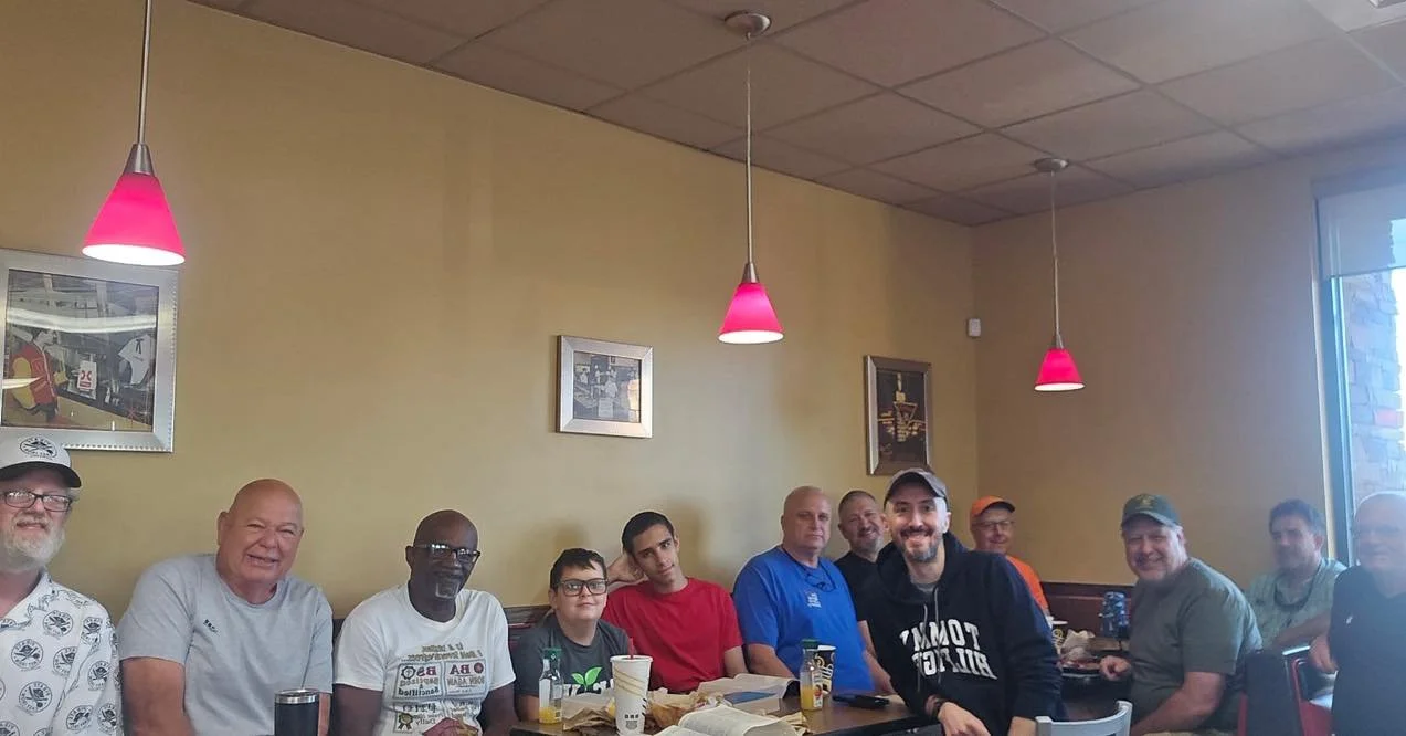 Great way to start the weekend.  Men with Purpose.  The 2nd Saturday of each month @ 7:30 AM at the Hardee&rsquo;s in Mulberry.