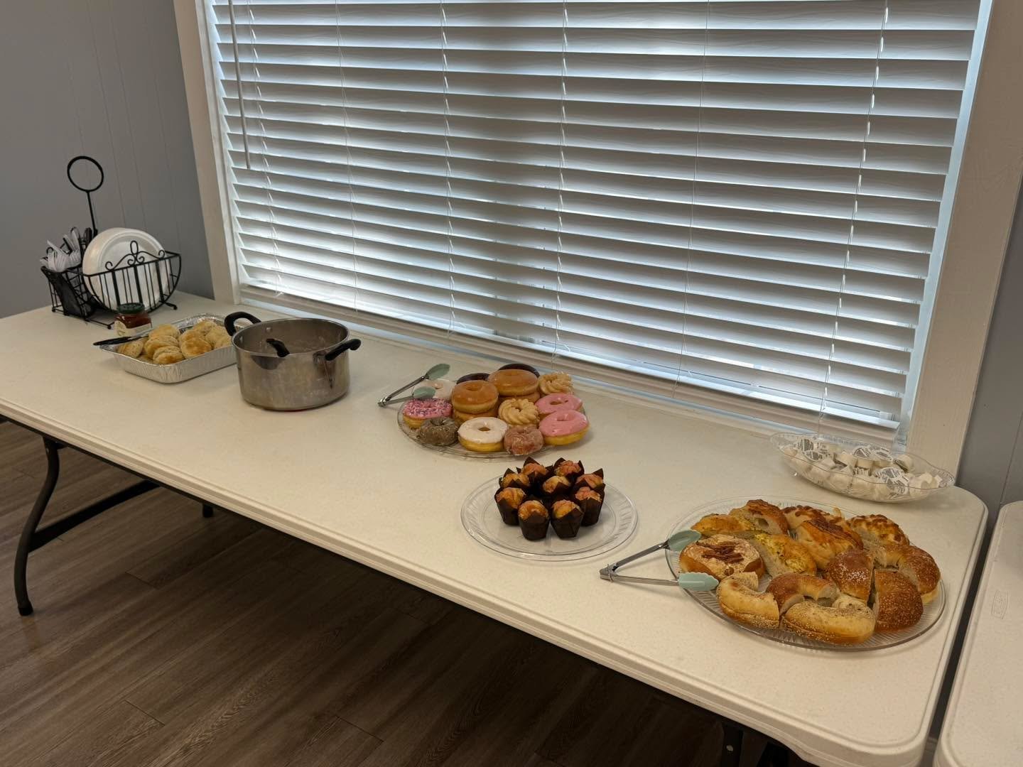 Are you hungry?? The youth has provided a delicious breakfast for everyone!! Come join us from 9-925 am today!