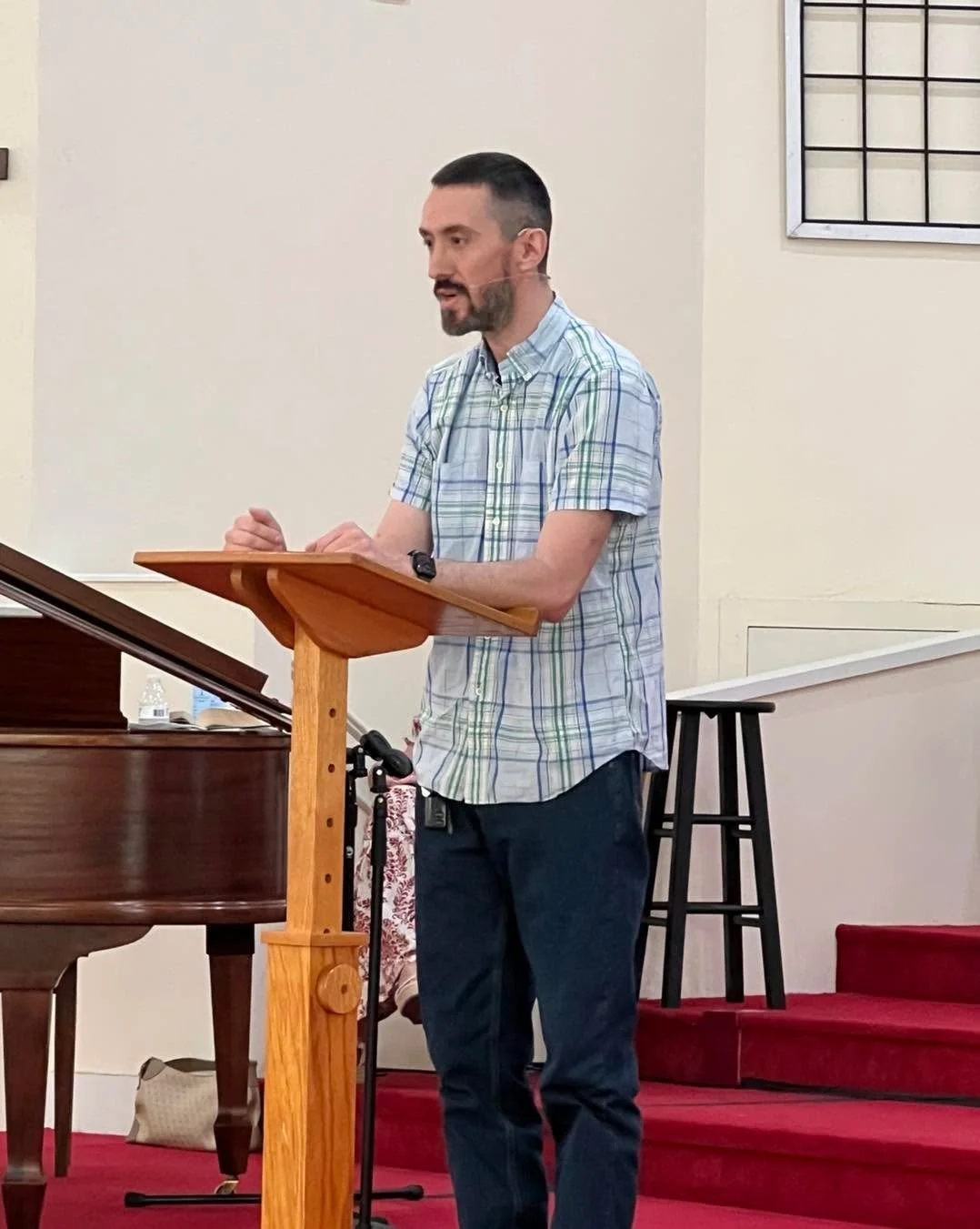 If you missed our service yesterday, you missed a blessing!!! Our deacons and deacons in training each took a turn speaking from God&rsquo;s Word.  We had the Lord&rsquo;s Supper.  And then we had someone (Sabrina) join the church!! It was a great da