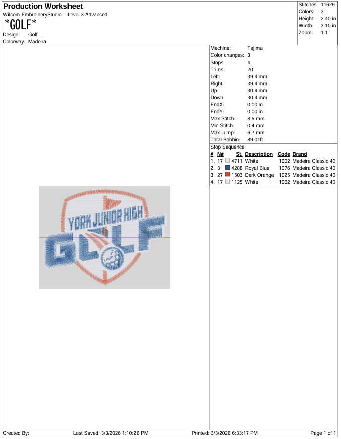 Embroidery digitizing services