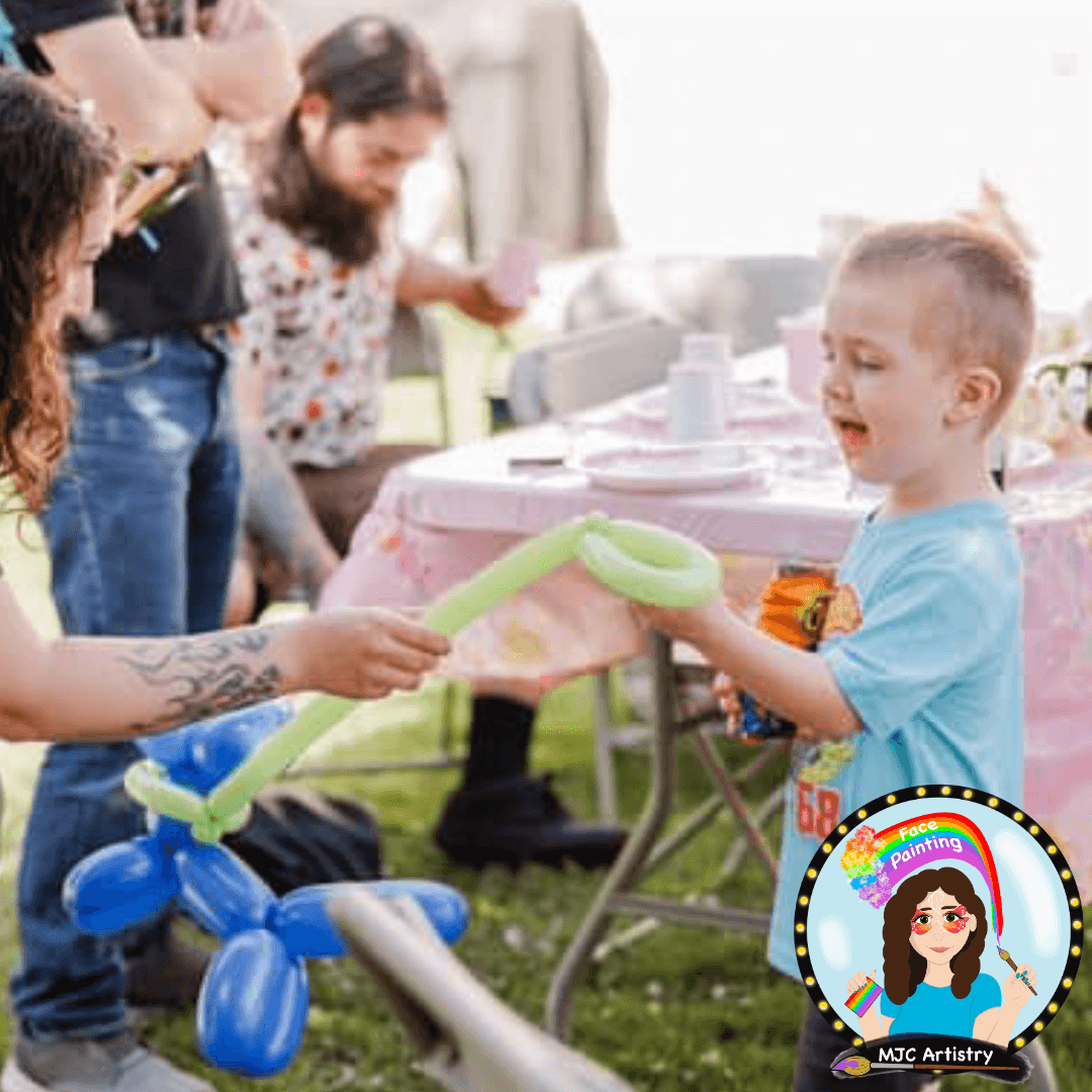 Balloon twisting Vancouver at kids birthday party event