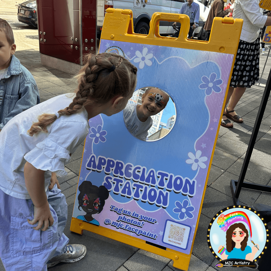 mjc-artistry-appreciation-station-sign-child-face-painting-cbc-fifa-world-cup-vancouver.png
