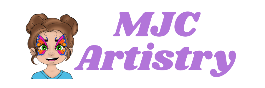 Animated girl with butterfly makeup and hairstyle, with bold purple text reading 'Welcome to the Butterfly Garden'.