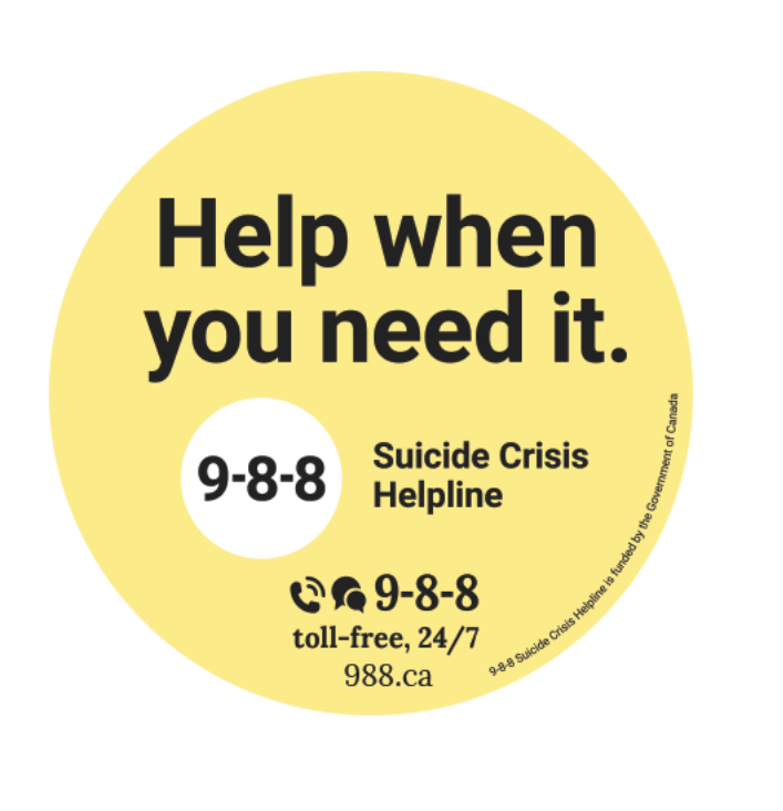 number for the helpline 988