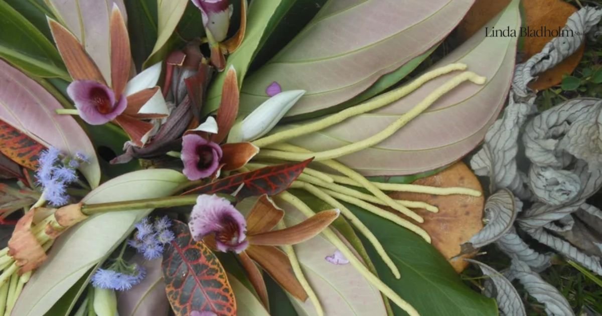 botanical inspired wall artwork