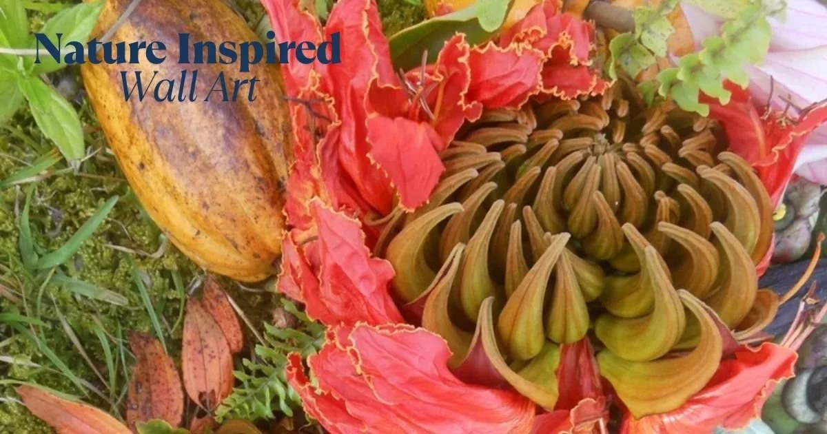 nature inspired collage artwork
