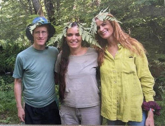 Linda Bladholm and family | Collage Artist Big Island Hawaii