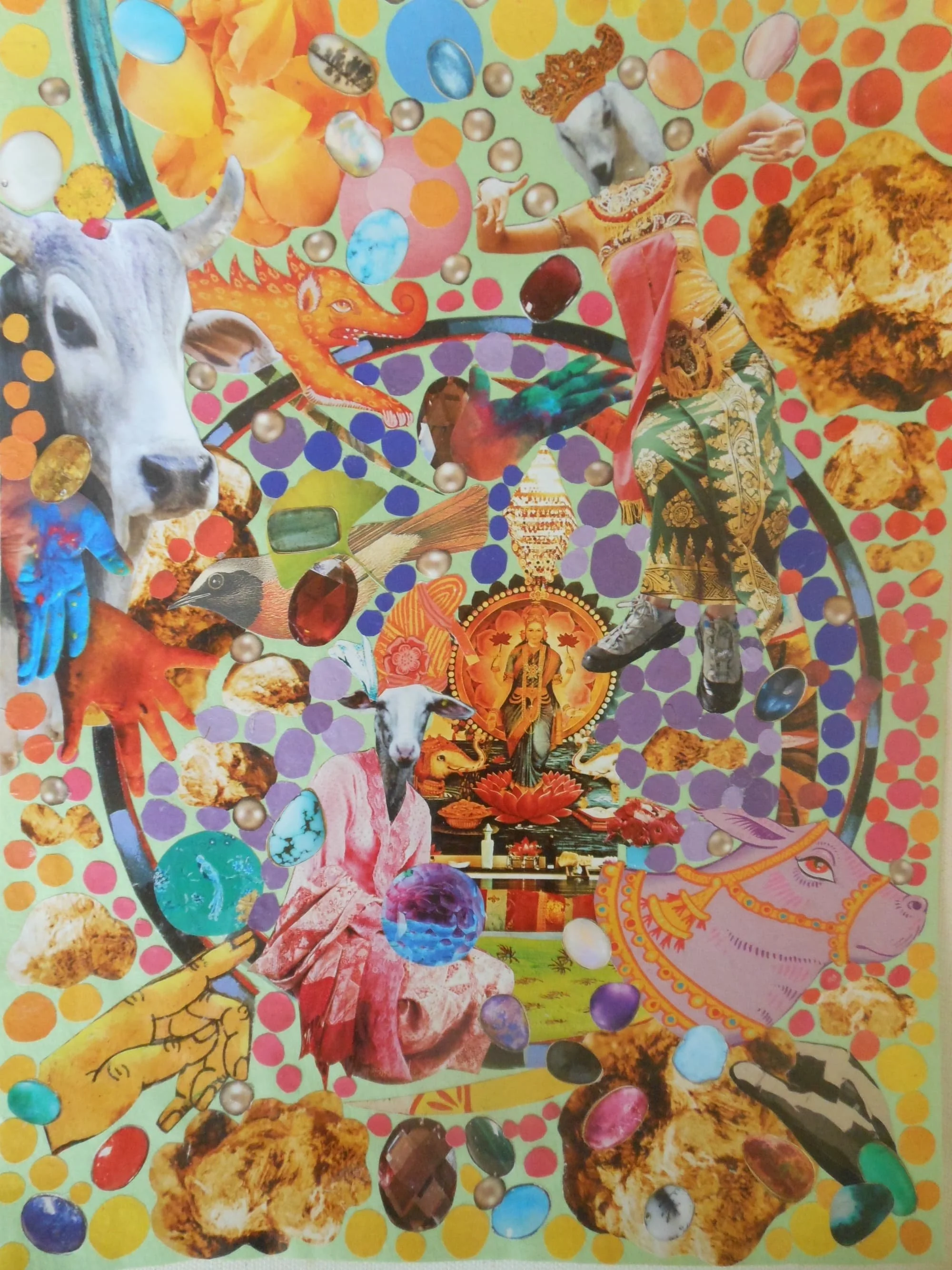 Lakshmi AND the Holy Cow Mosaic