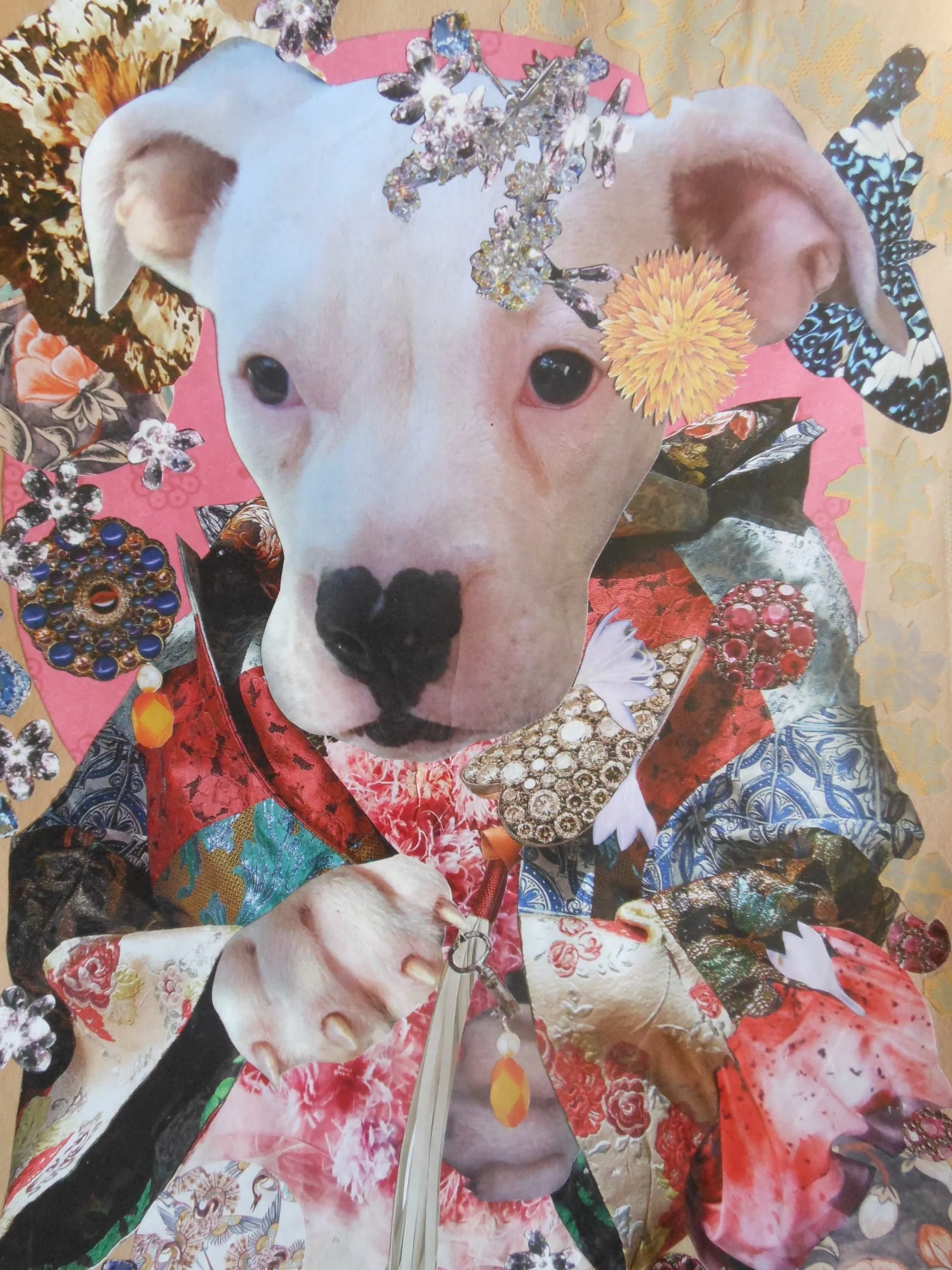 Valentina the Dog Wears a Kimono
