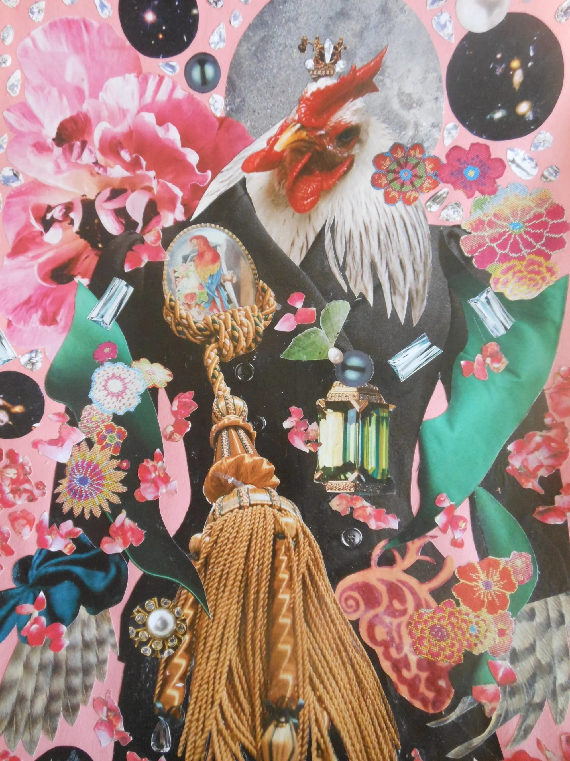 King of the MOON Chickens with Tassel