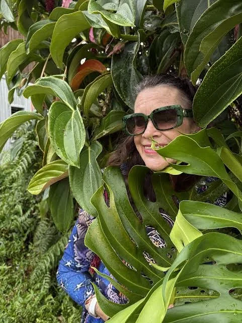 Head shot of Linda Bladholm nestled in the trees