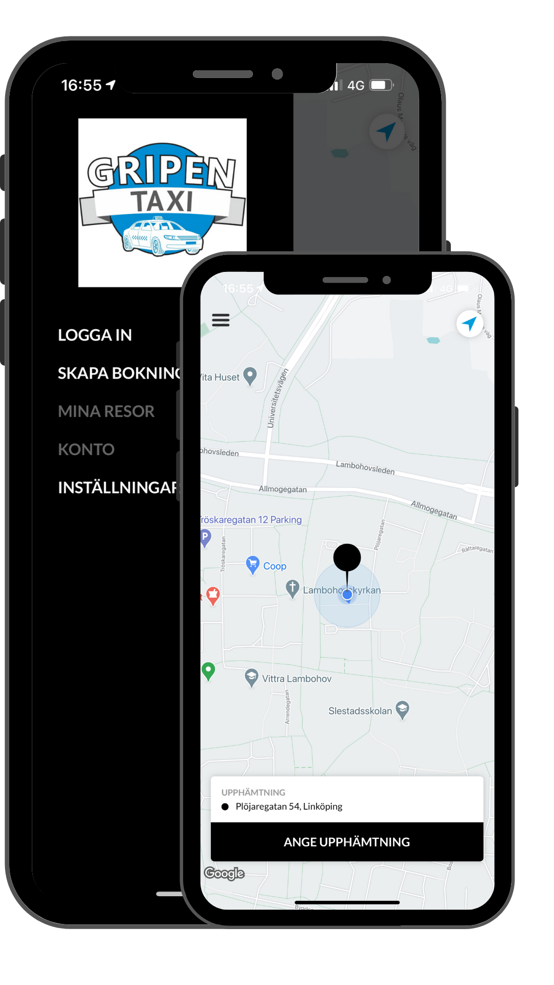 Picture of Taxi App in Linköping