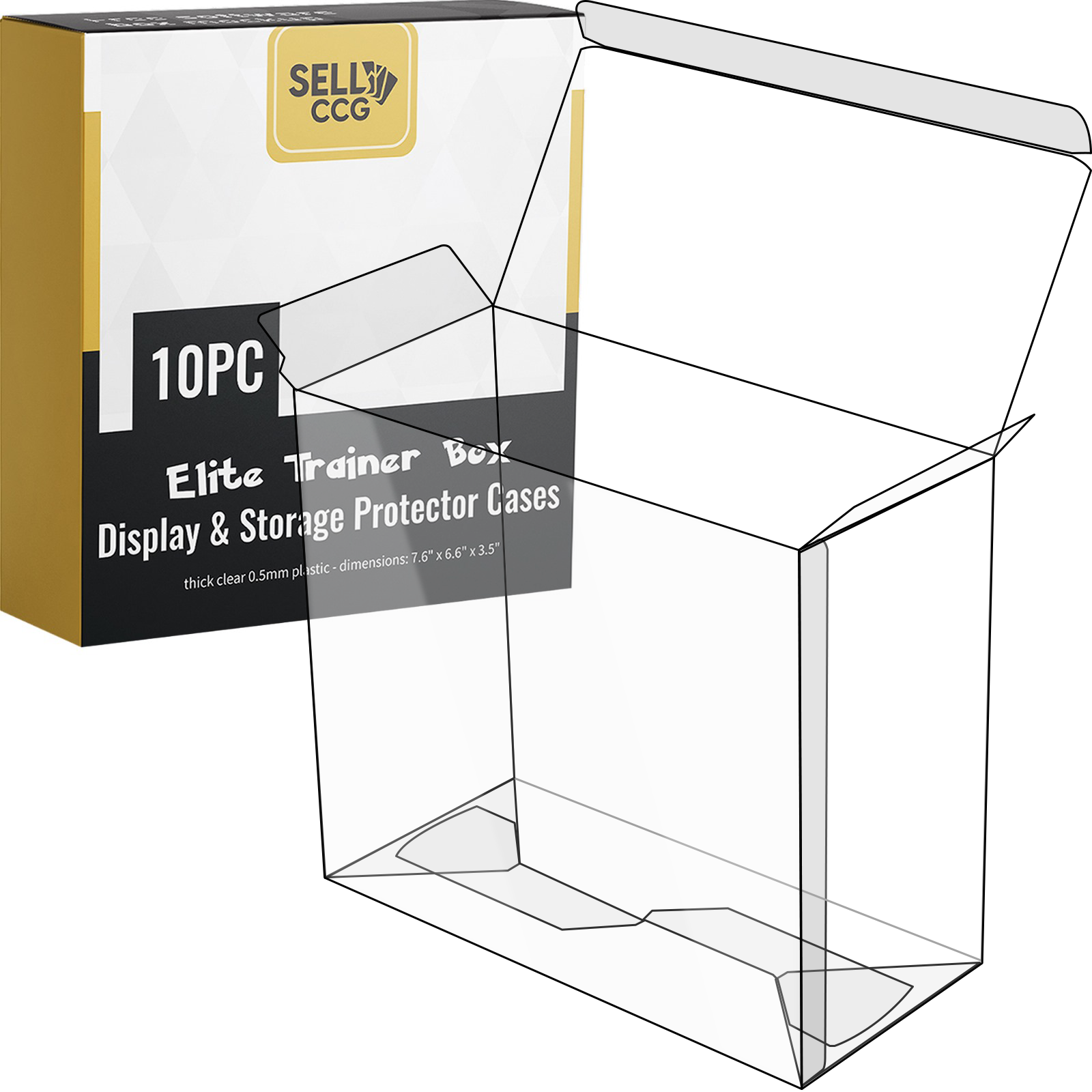 10-Pack ETB Plastic Display