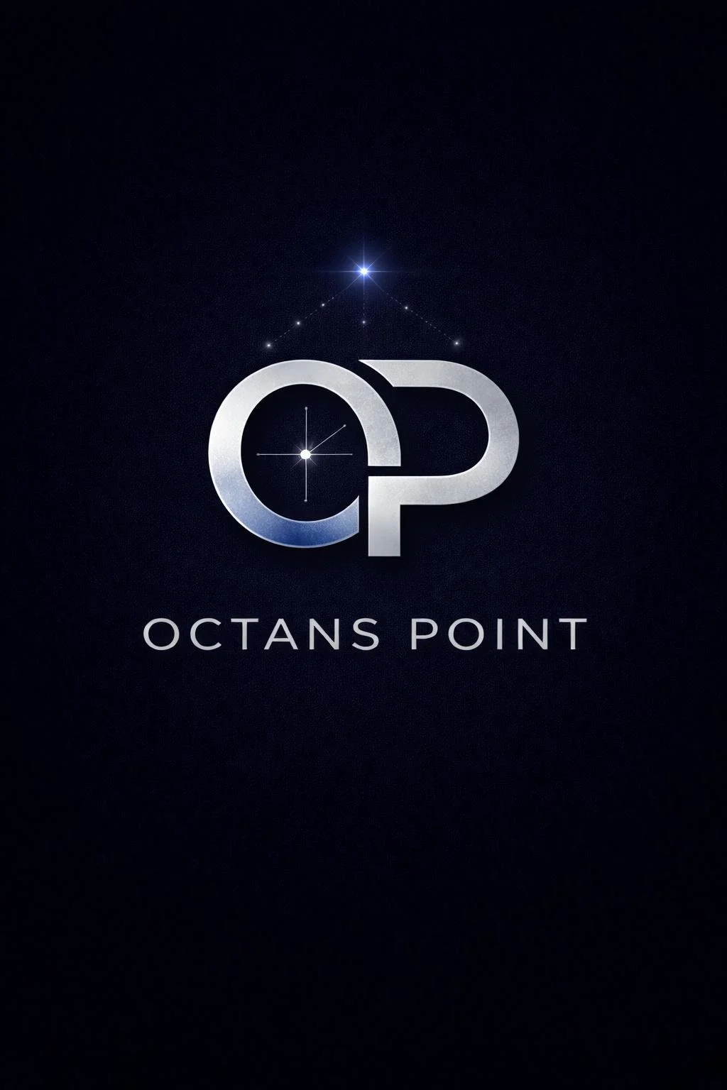 A logo for Octans Point features a stylized compass and star constellation on a dark background, with the text 'OCTANS POINT' below.