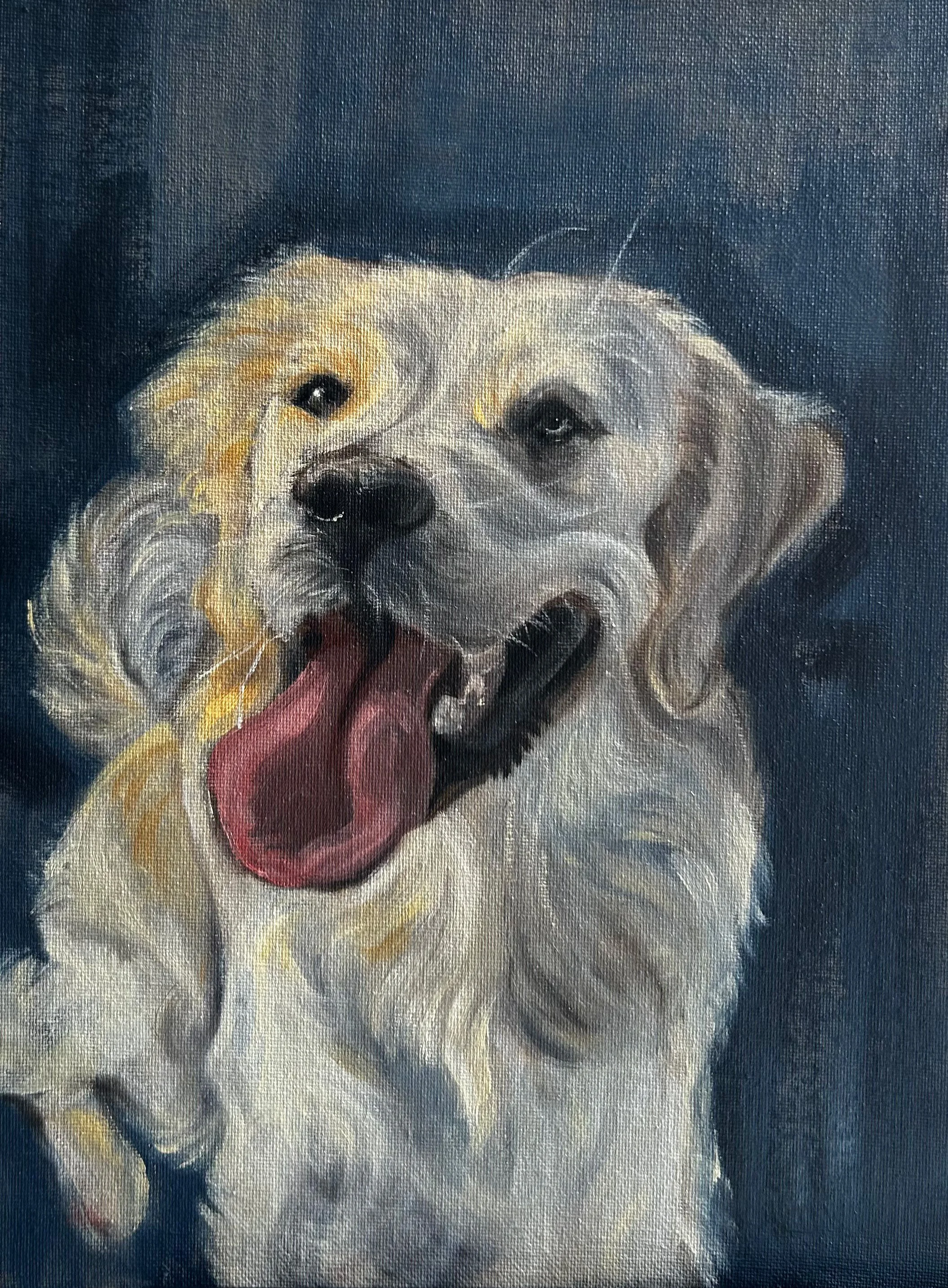 " Stich " 2023,
Oil on panel, 11x14