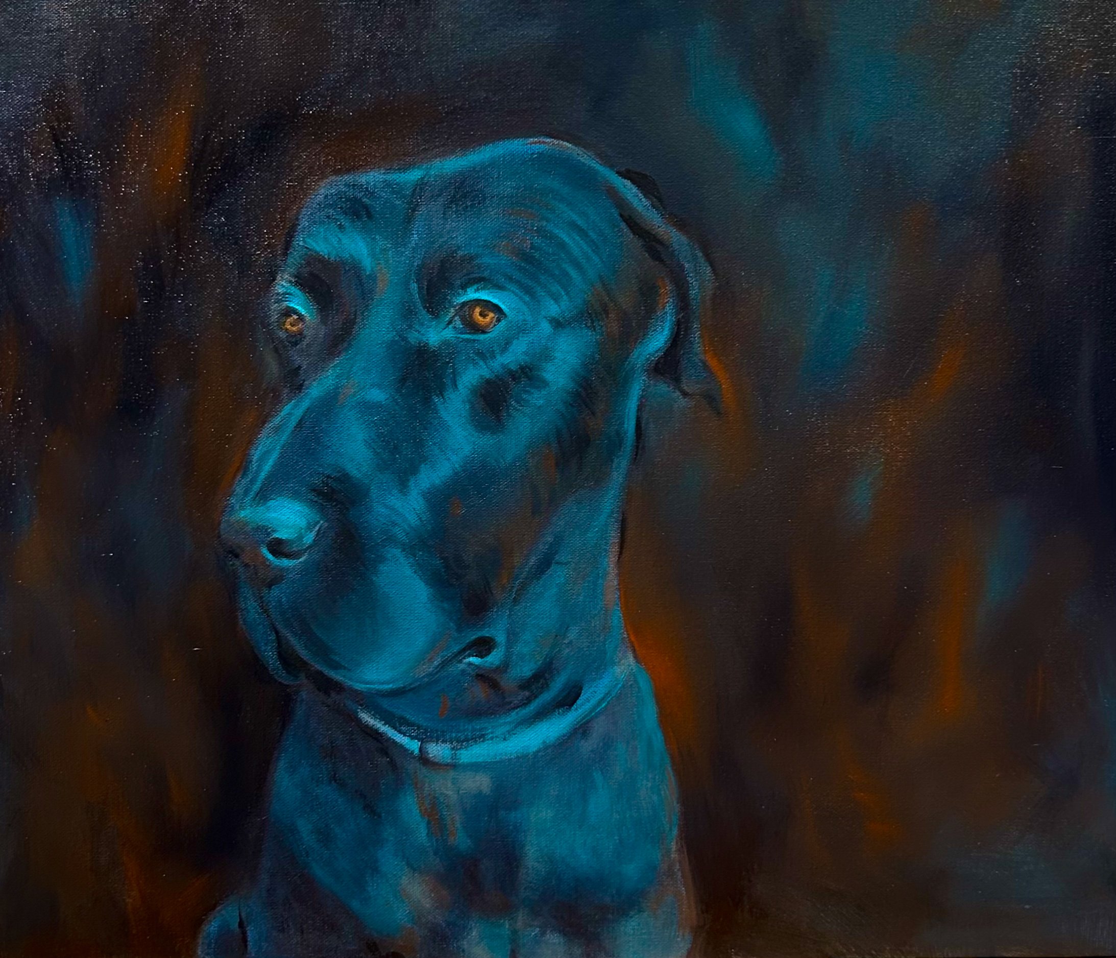 " Sorry for kept you waiting " 2026,
Oil on canvas