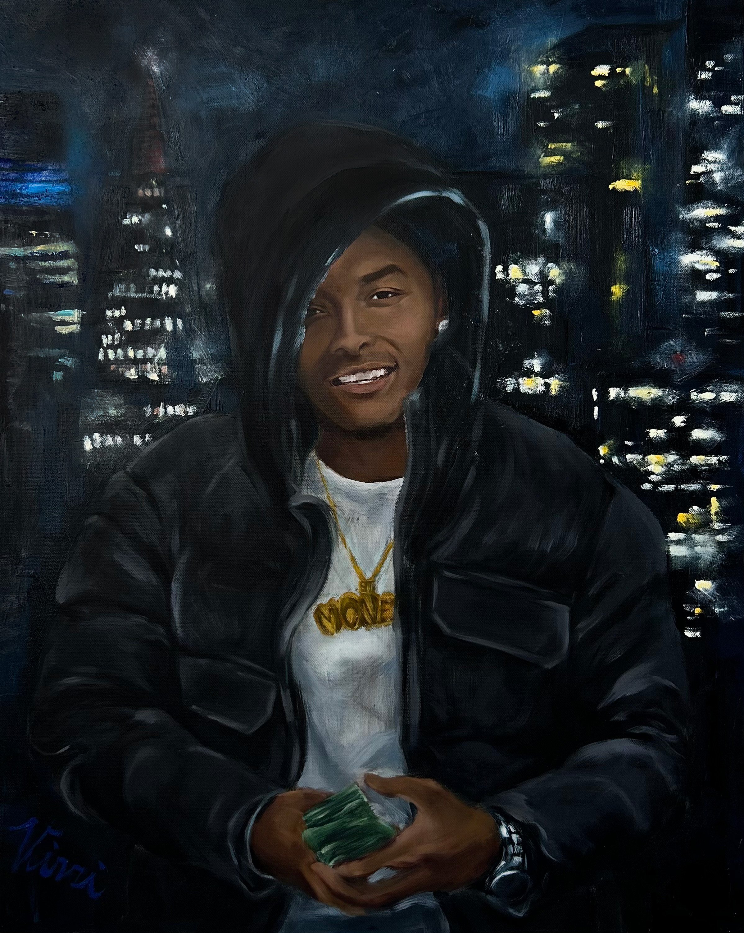 " Paris " 2025,
Oil on canvas, Commission work
24x30