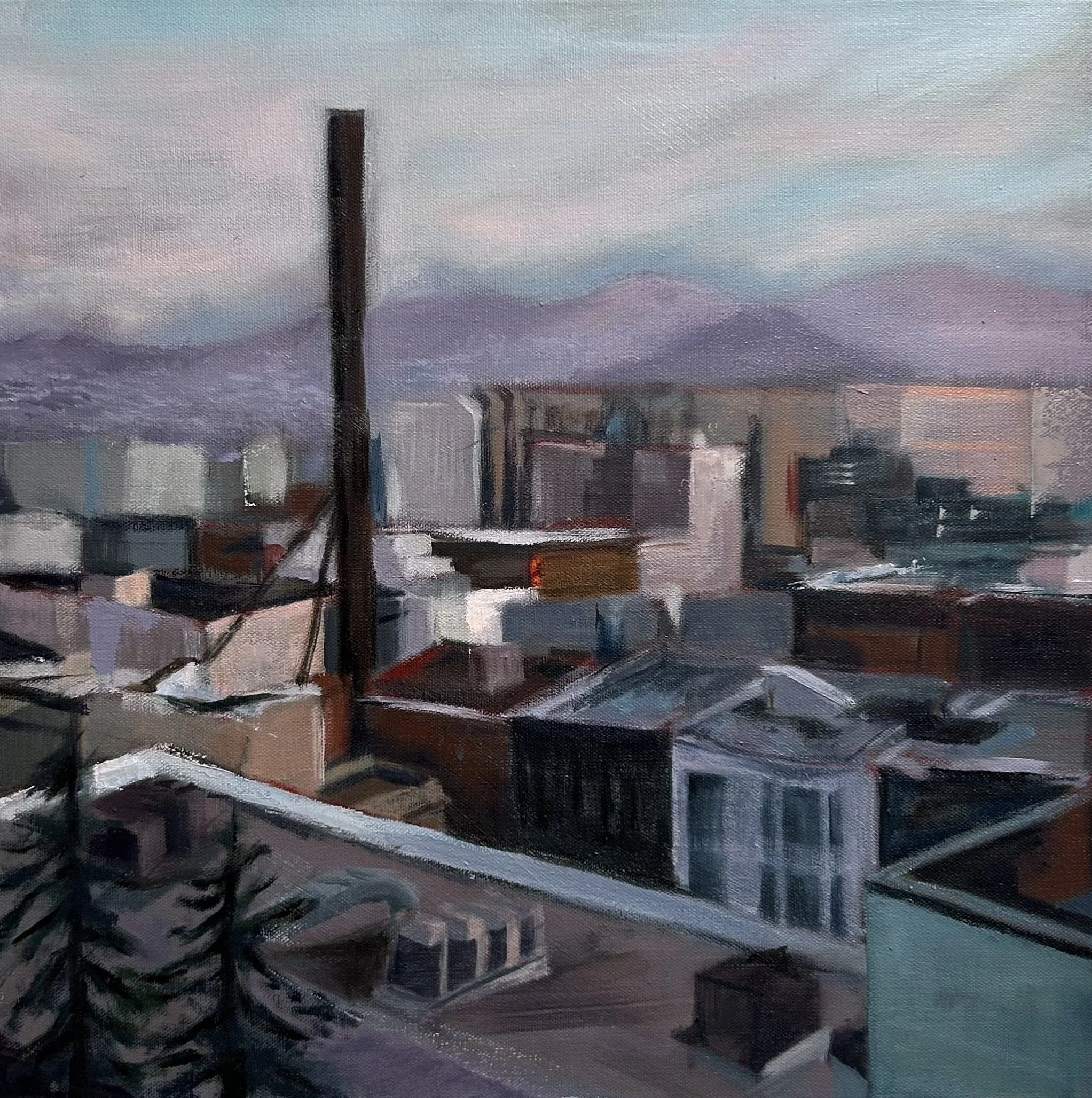 " SF " 2024,
Oil on canvas, 20x20