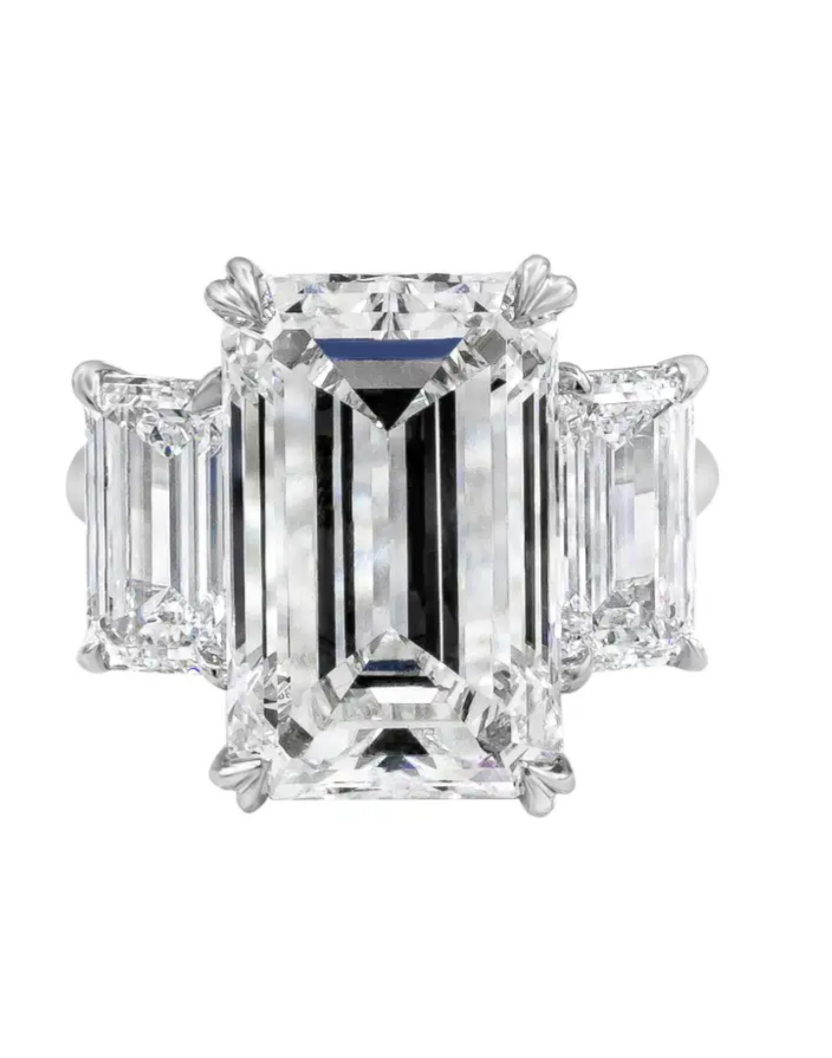 The Hall Of Mirrors 11ct Emerald Cut Diamond Ring