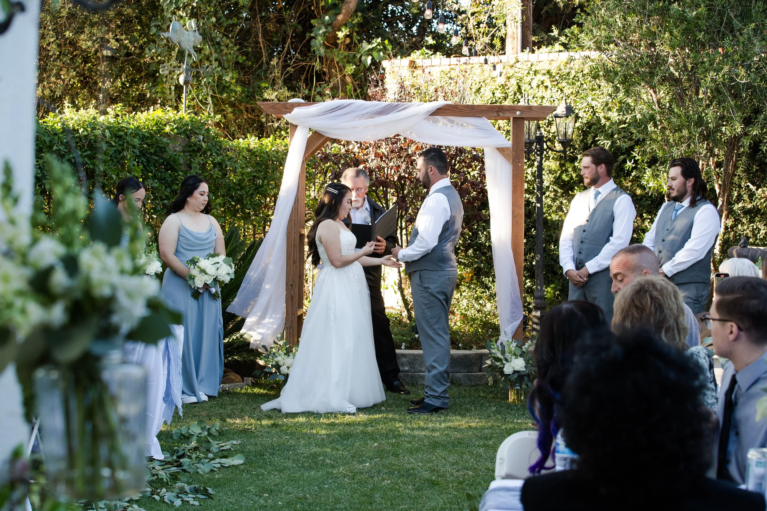 Jordan & Devon's Backyard Wedding