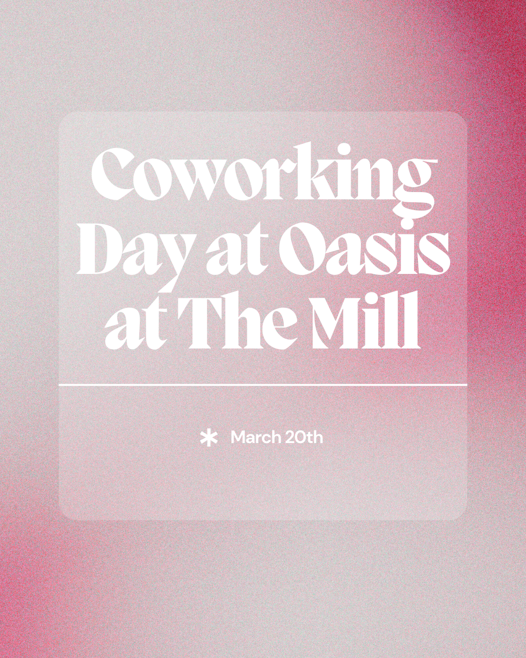 Coworking Day at Oasis