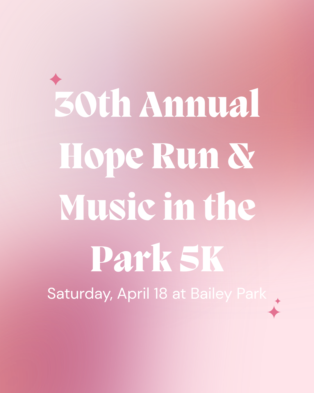 30th Annual Hope Run &amp; Music in the Park 5K