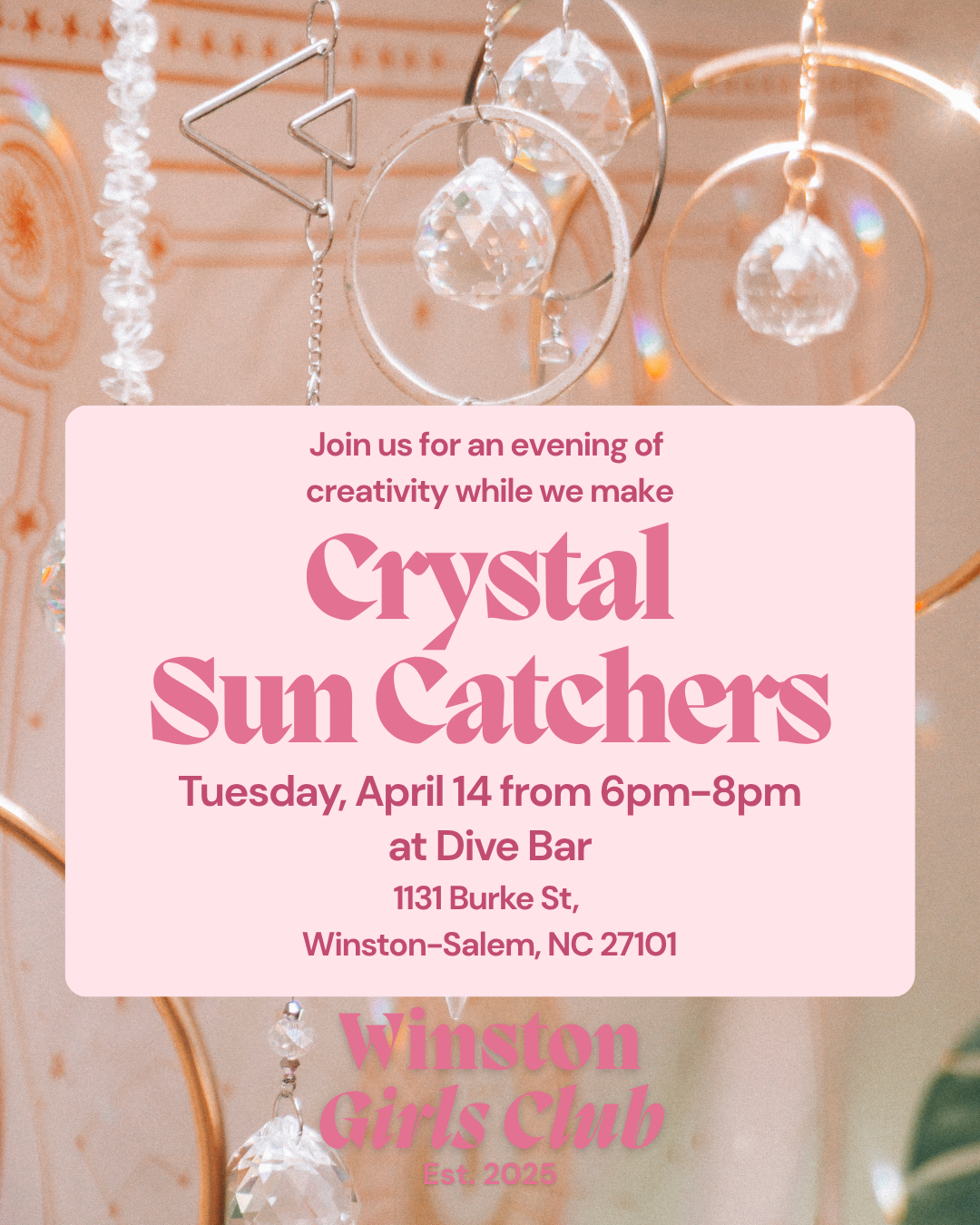 Crystal Sun Catcher Making