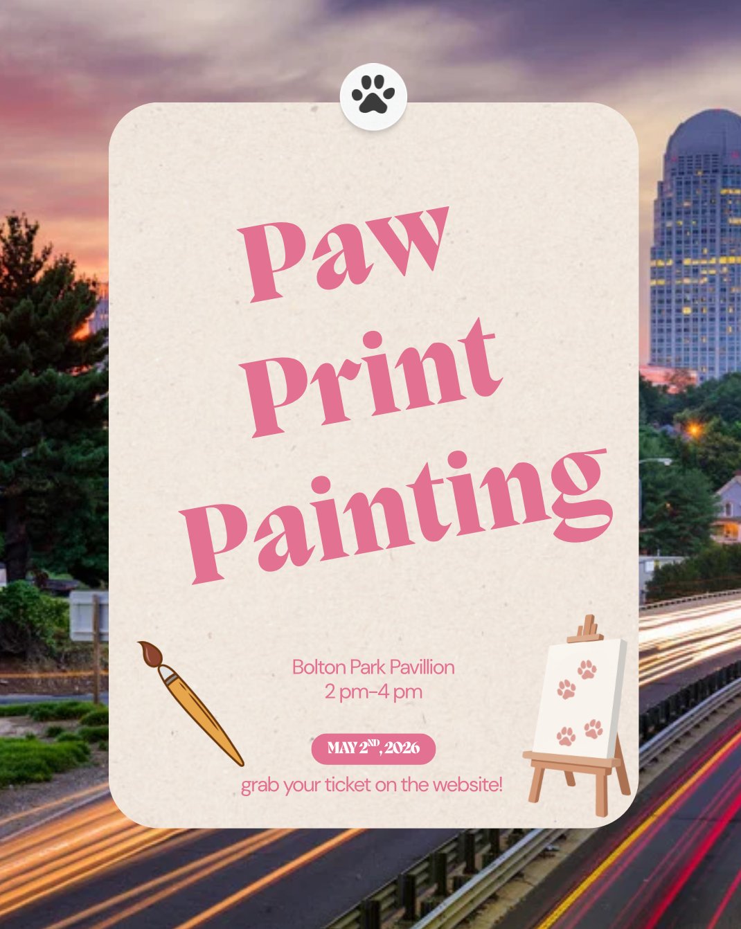  Paw Print Painting (WGC Pup Club)