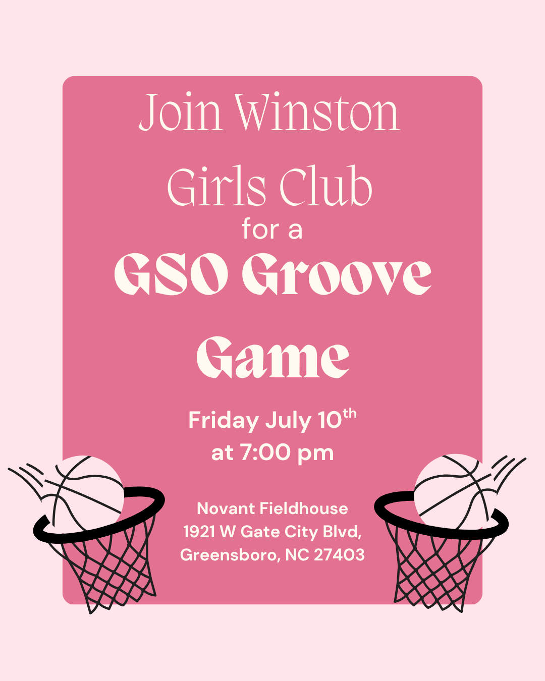 Greensboro Grooves Women's Basketball Game