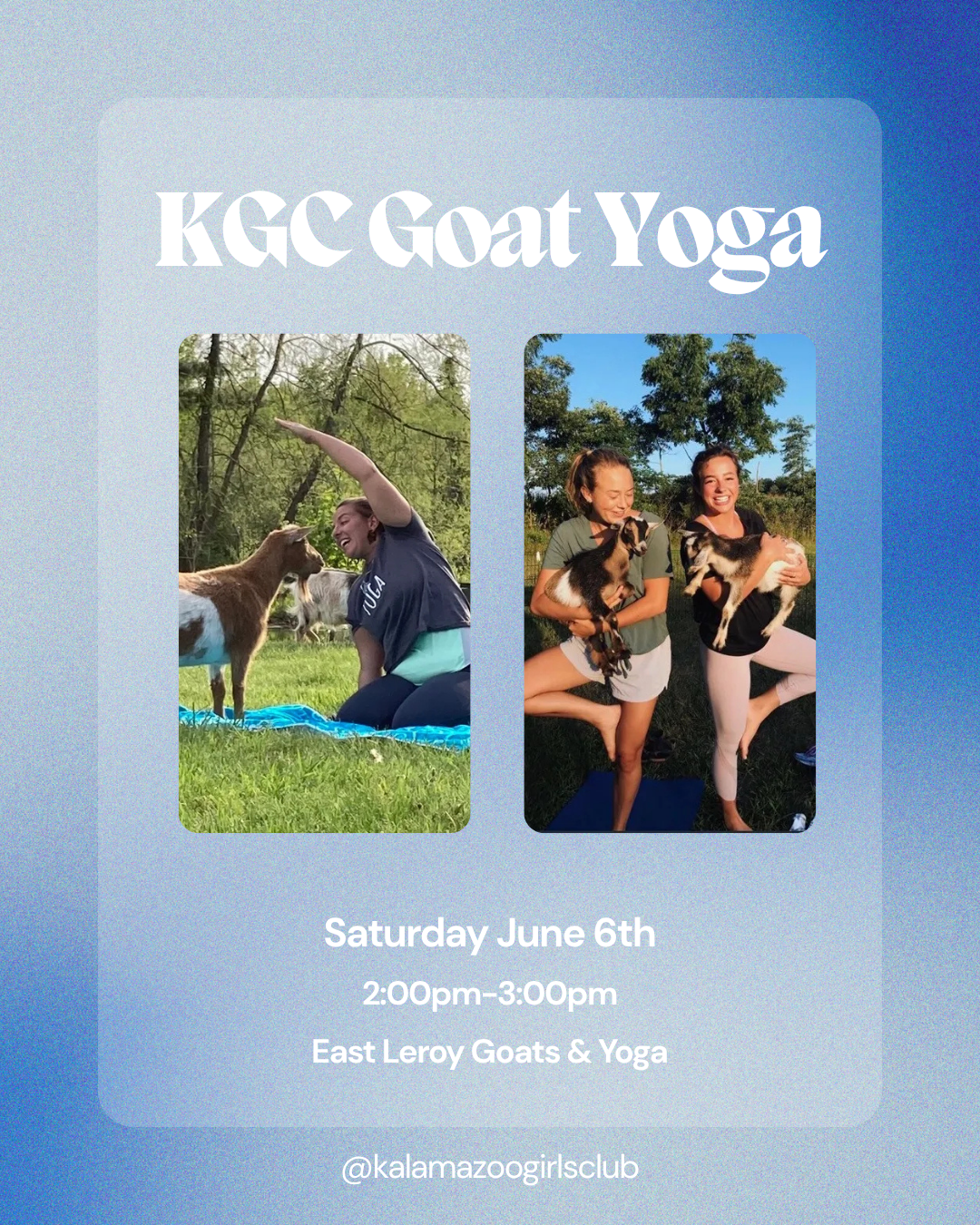 KGC Goat Yoga