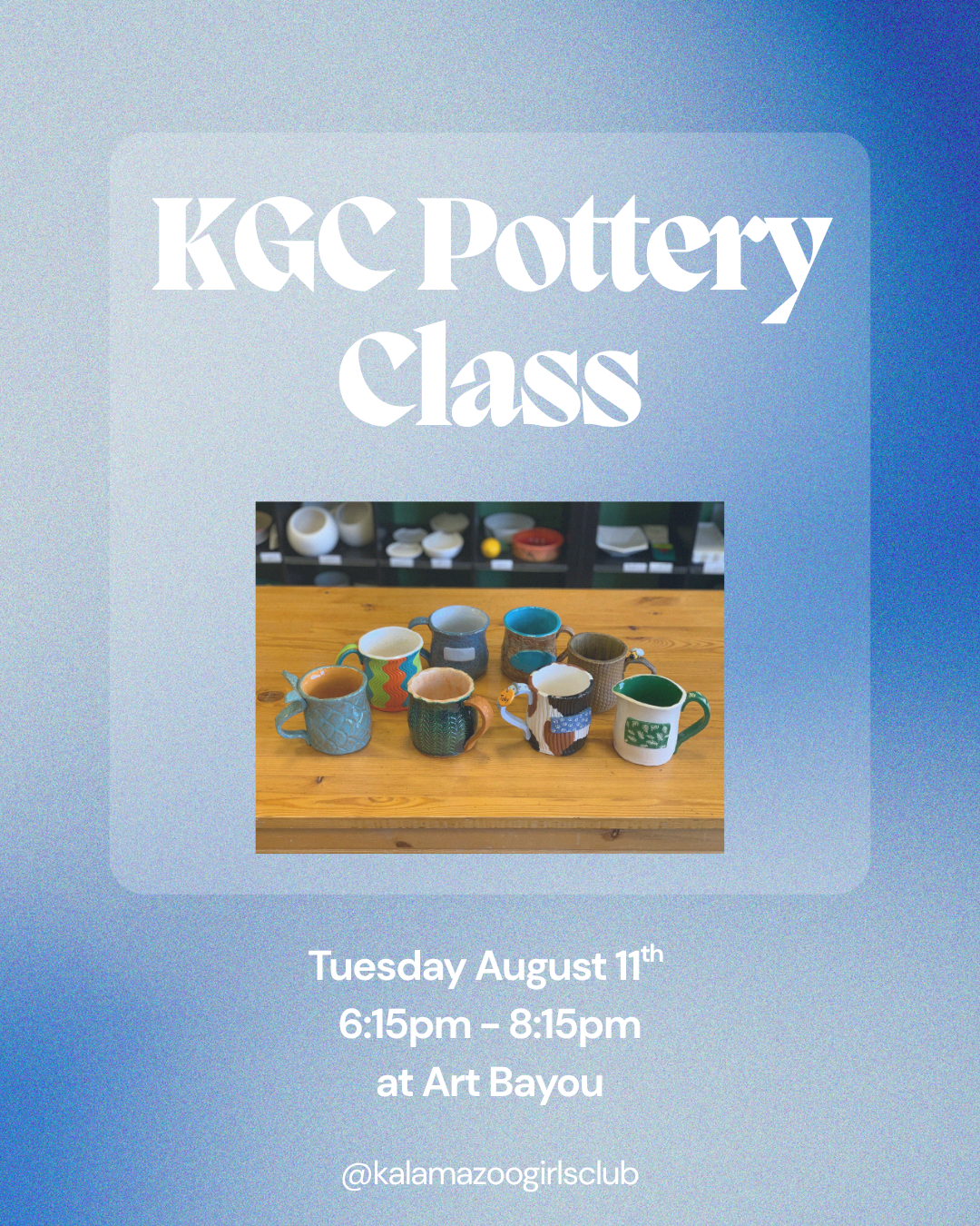 KGC Pottery Class