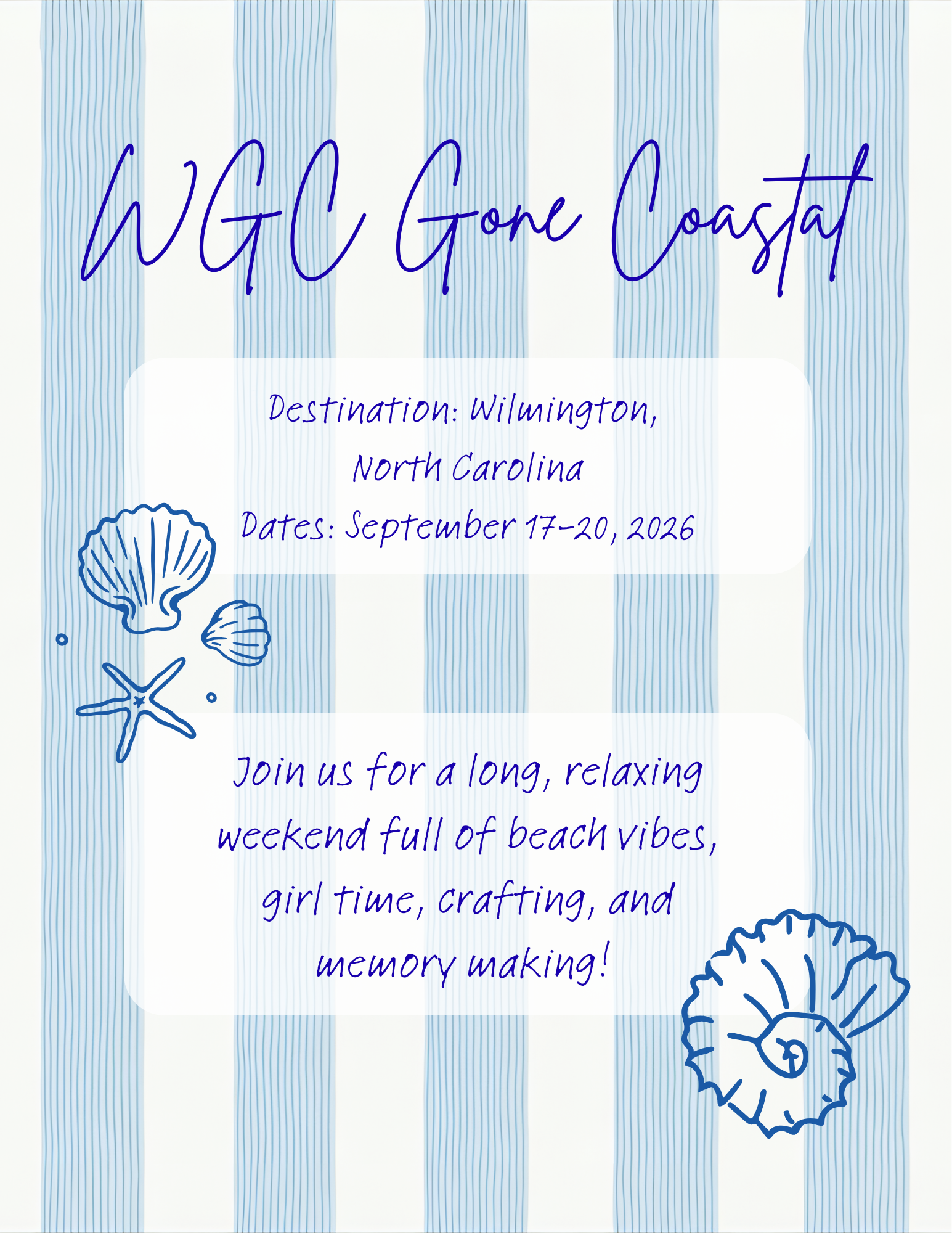WGC Gone Coastal Retreat