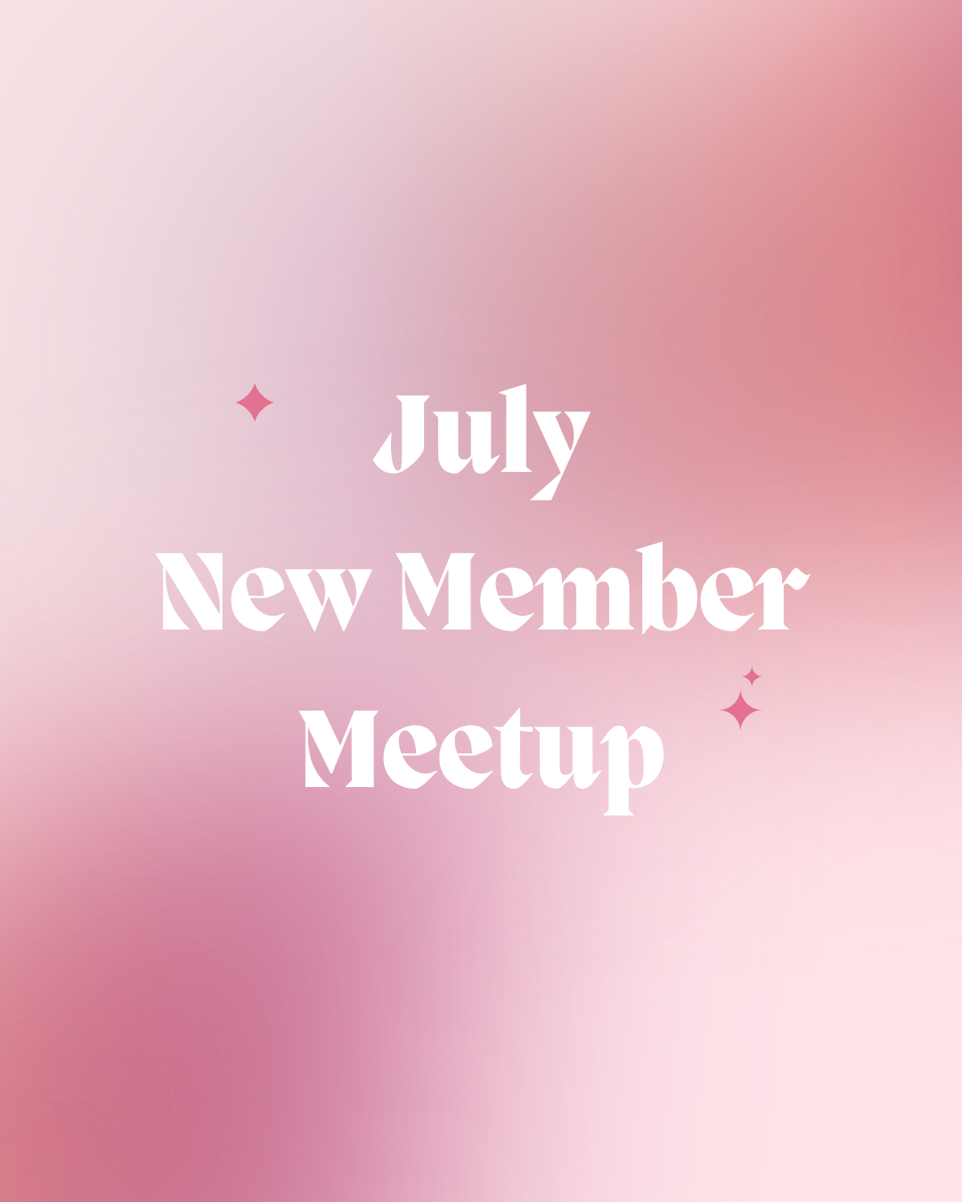WGC July New Member Meetup