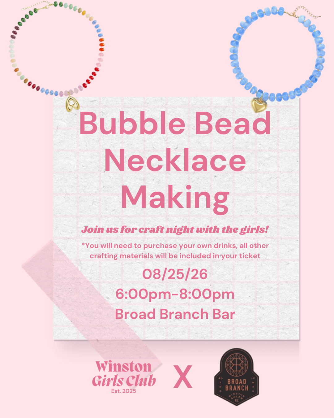 Bubble Bead Necklace Making