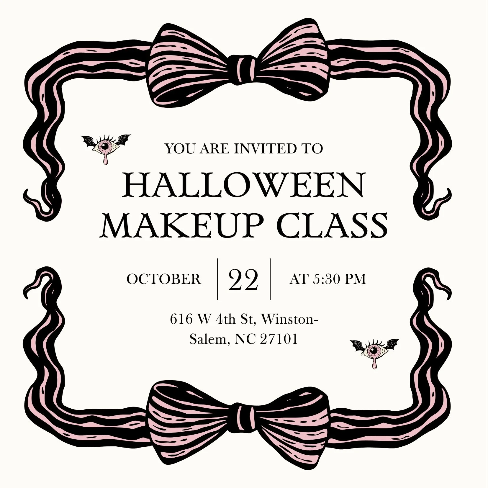 Halloween Makeup Class