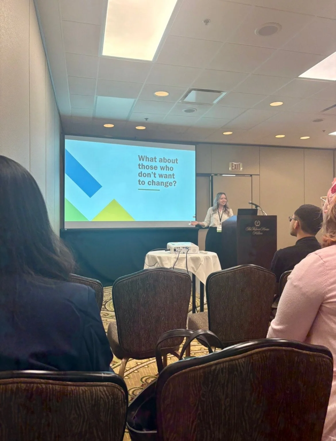 Lindsay teaching on "What about those who don't what to change?"