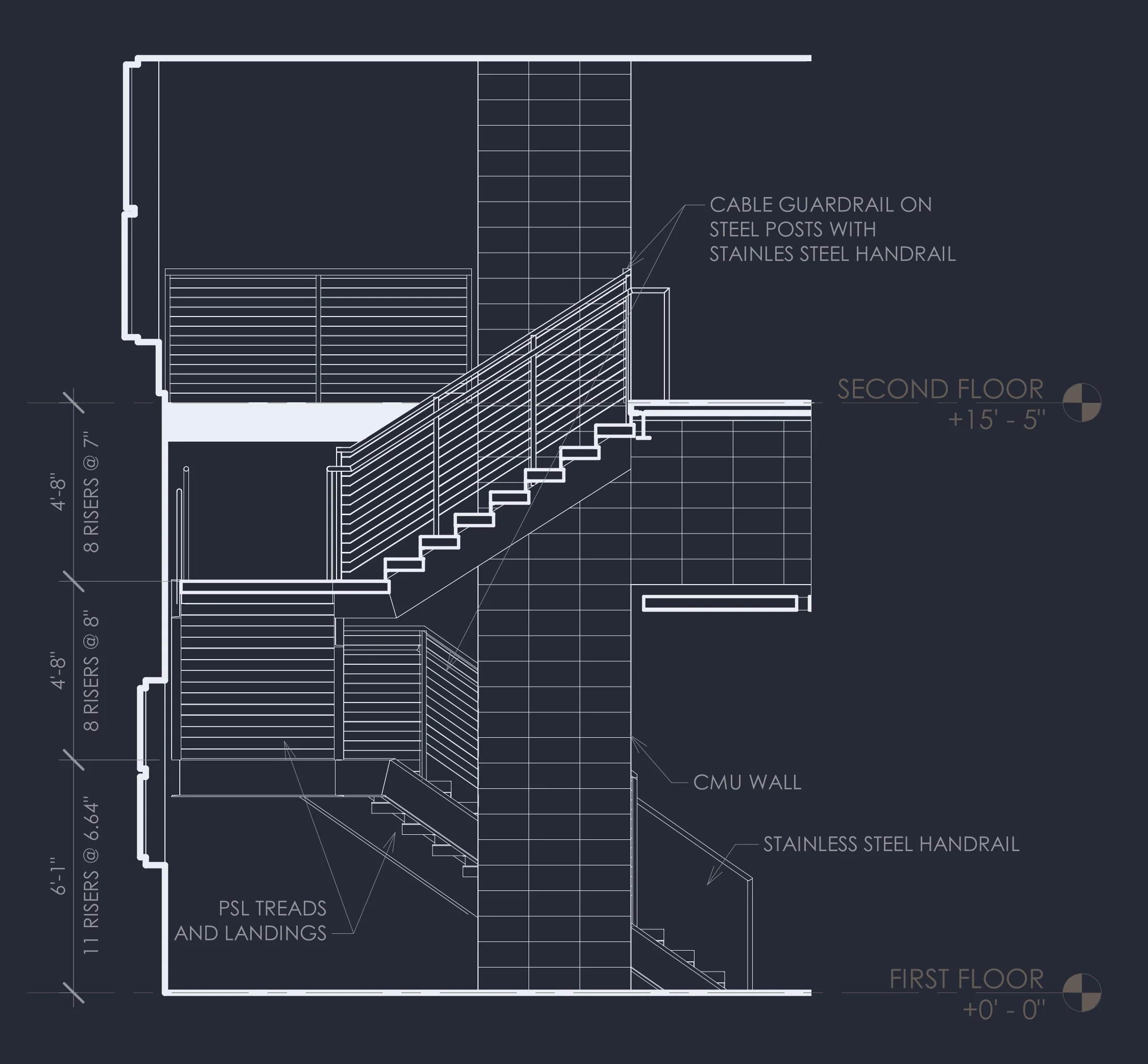 LOBBY STAIRCASE SECTION
