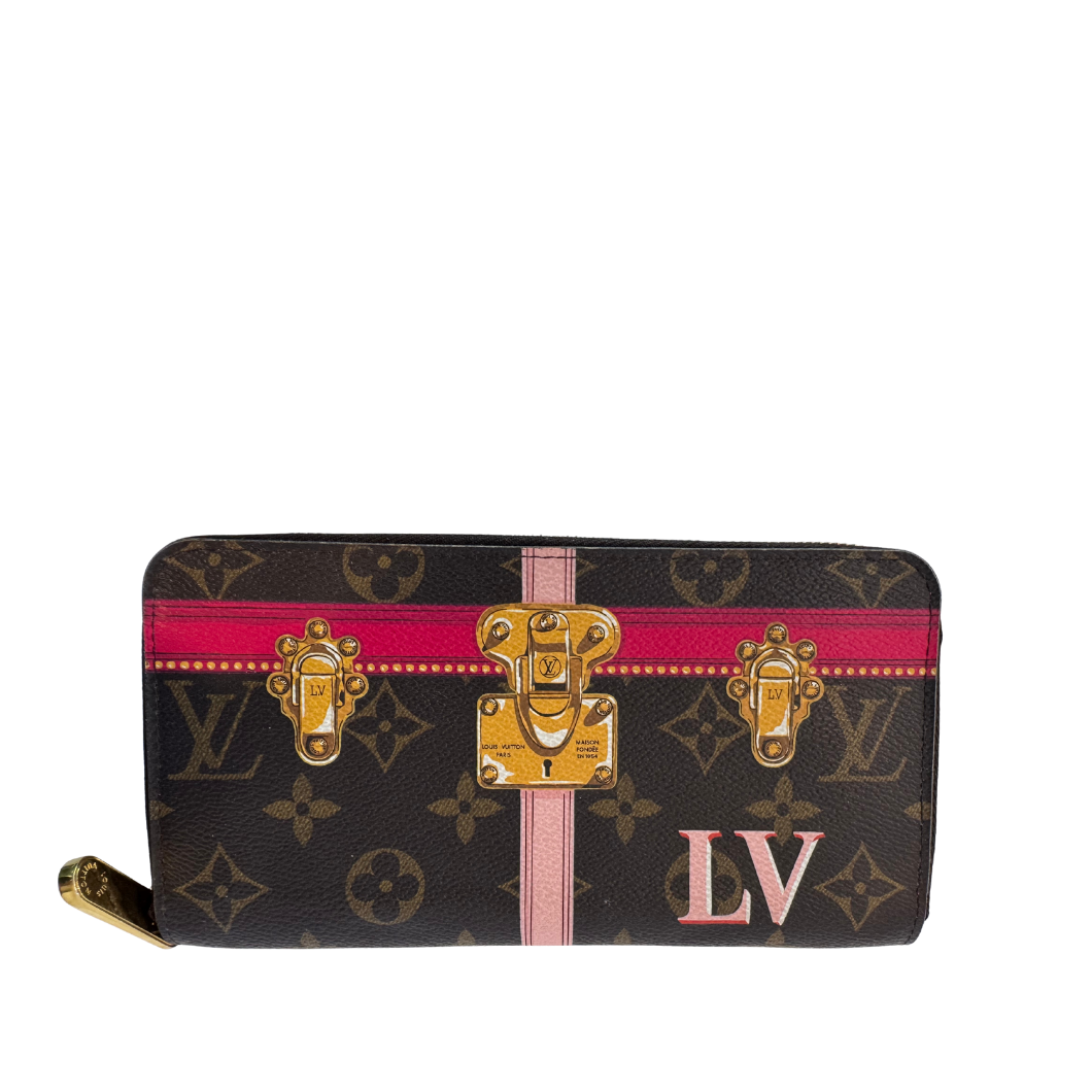 Louis Vuitton Zippy Wallet (Monogram “Trunk” Print)