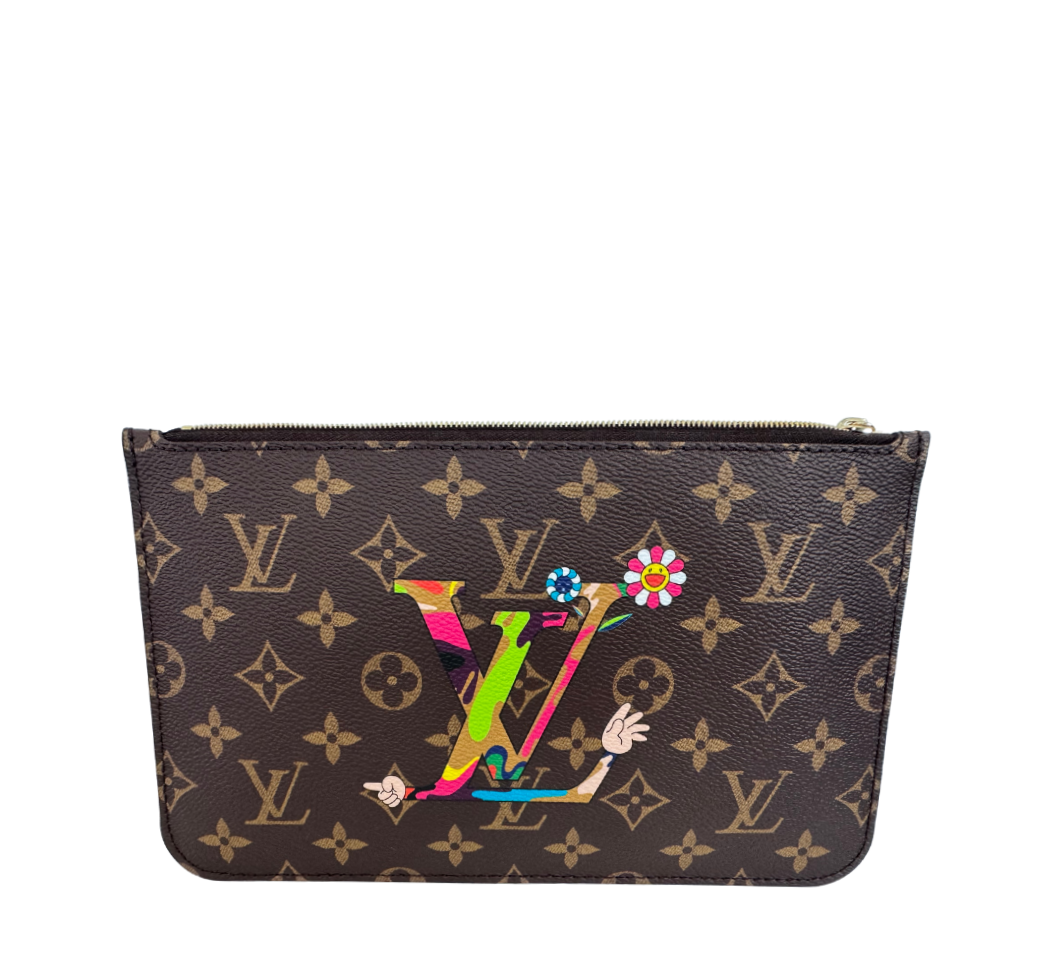 Louis Vuitton x Murakami 20th Anniversary Neverfull Pouch