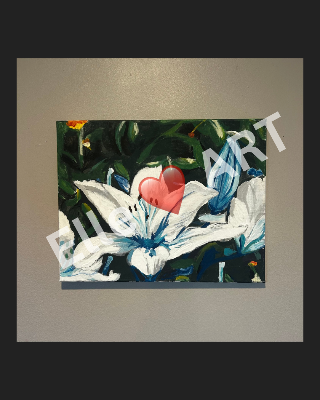 “A Big Big flower!” 11” x 14” (c)2019.