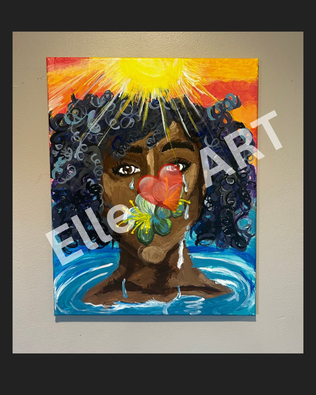 “Black Joy!” 16” x 20” (c) 2023