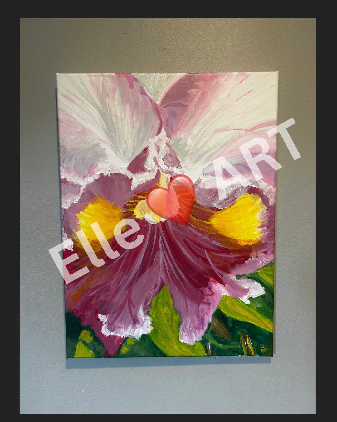 “Oh She’s Open!”  24” x 28” (c)2024