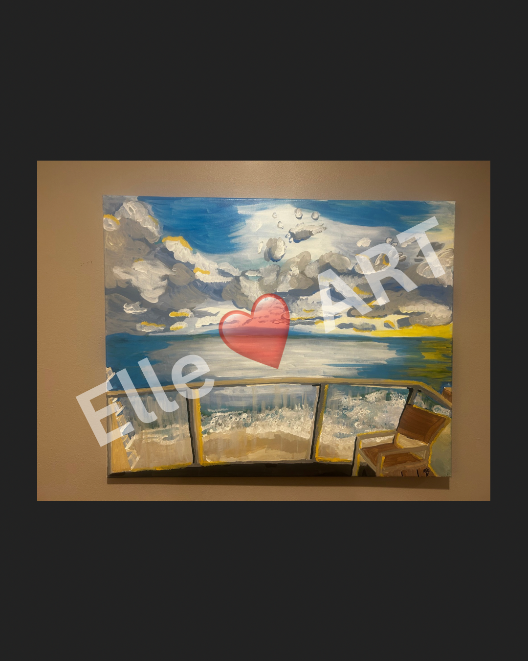 “Peace Be Still” 24” x 28” (c)2024 