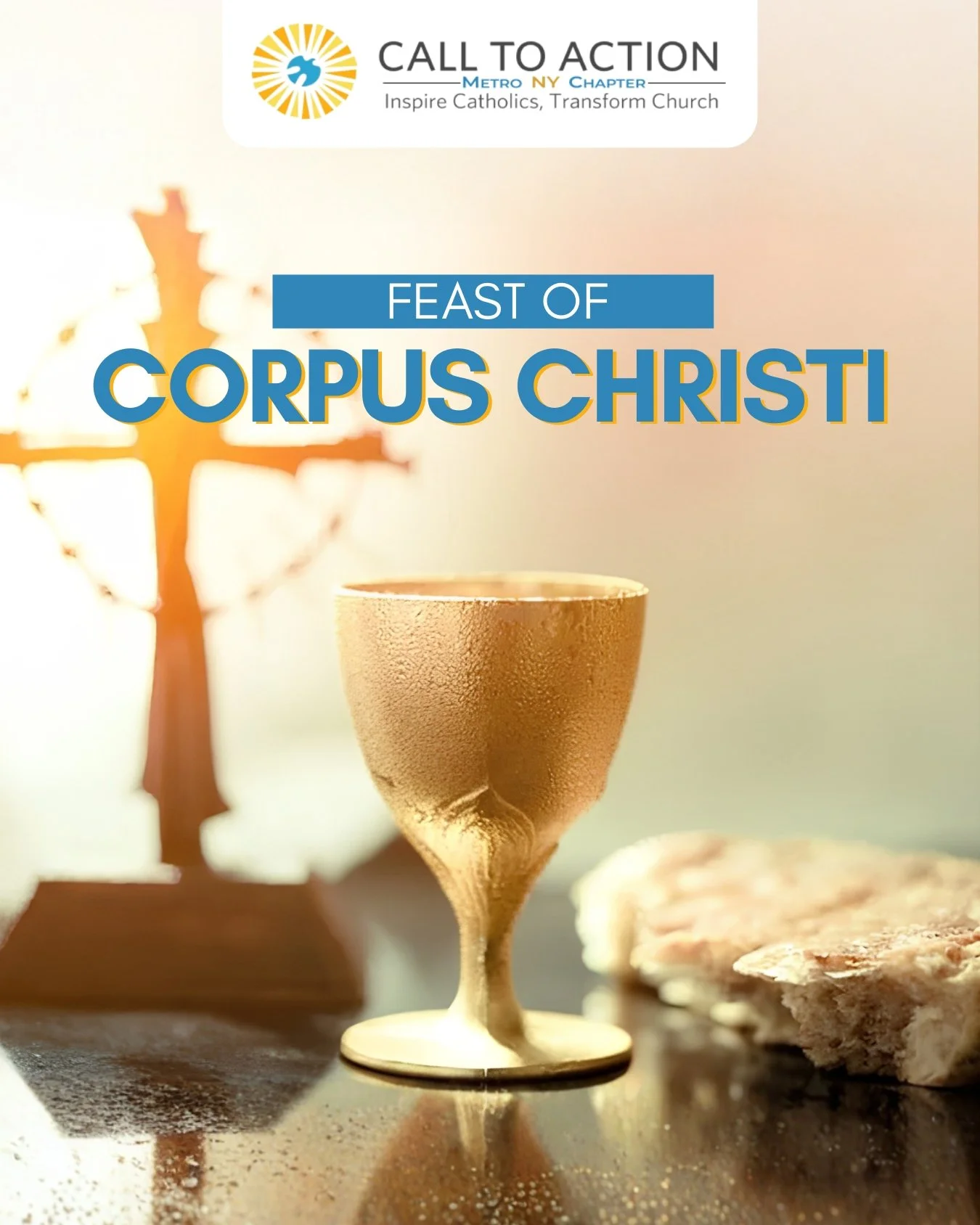 On this Feast of Corpus Christi, we reflect on the sacred gift of the Eucharist, a reminder of Christ&rsquo;s enduring presence, love, and call to serve one another with compassion and grace.

#CorpusChristi #FeastOfCorpusChristi #Eucharist #Catholic