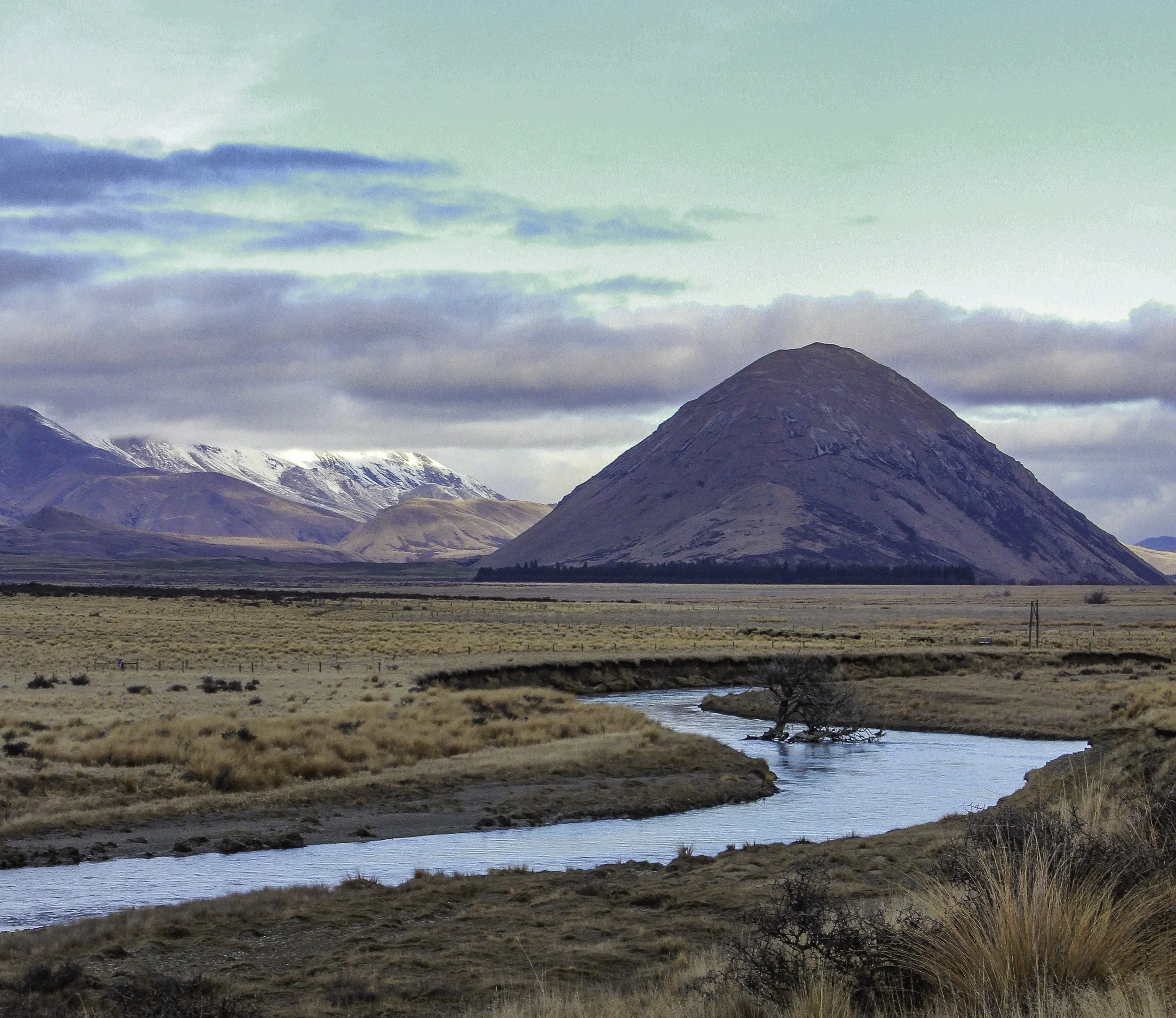 Lake Heron 2021.06. South Island, New Zealand