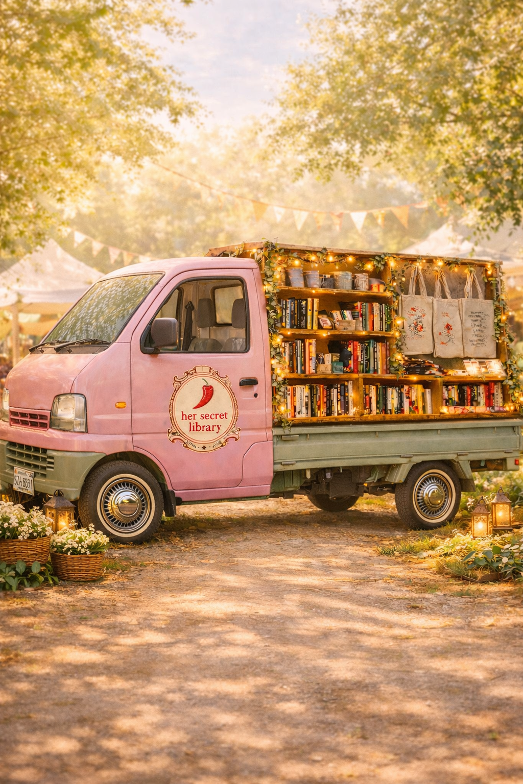 Her Secret Library’s First Event at Melrose Trading Post