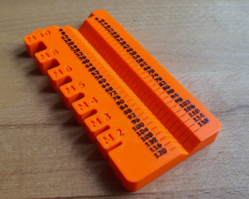 METRIC SCREW MEASURING TOOL
